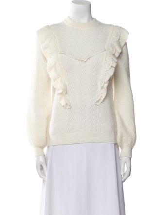 La Maille Sezane Mock Neck Sweater