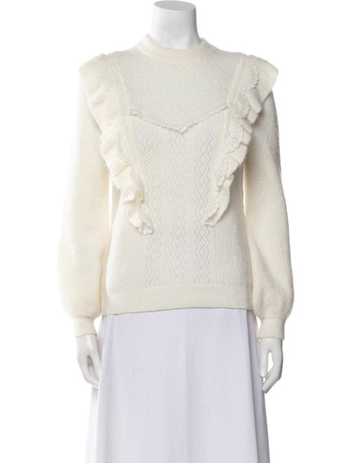 La Maille Sezane Mock Neck Sweater