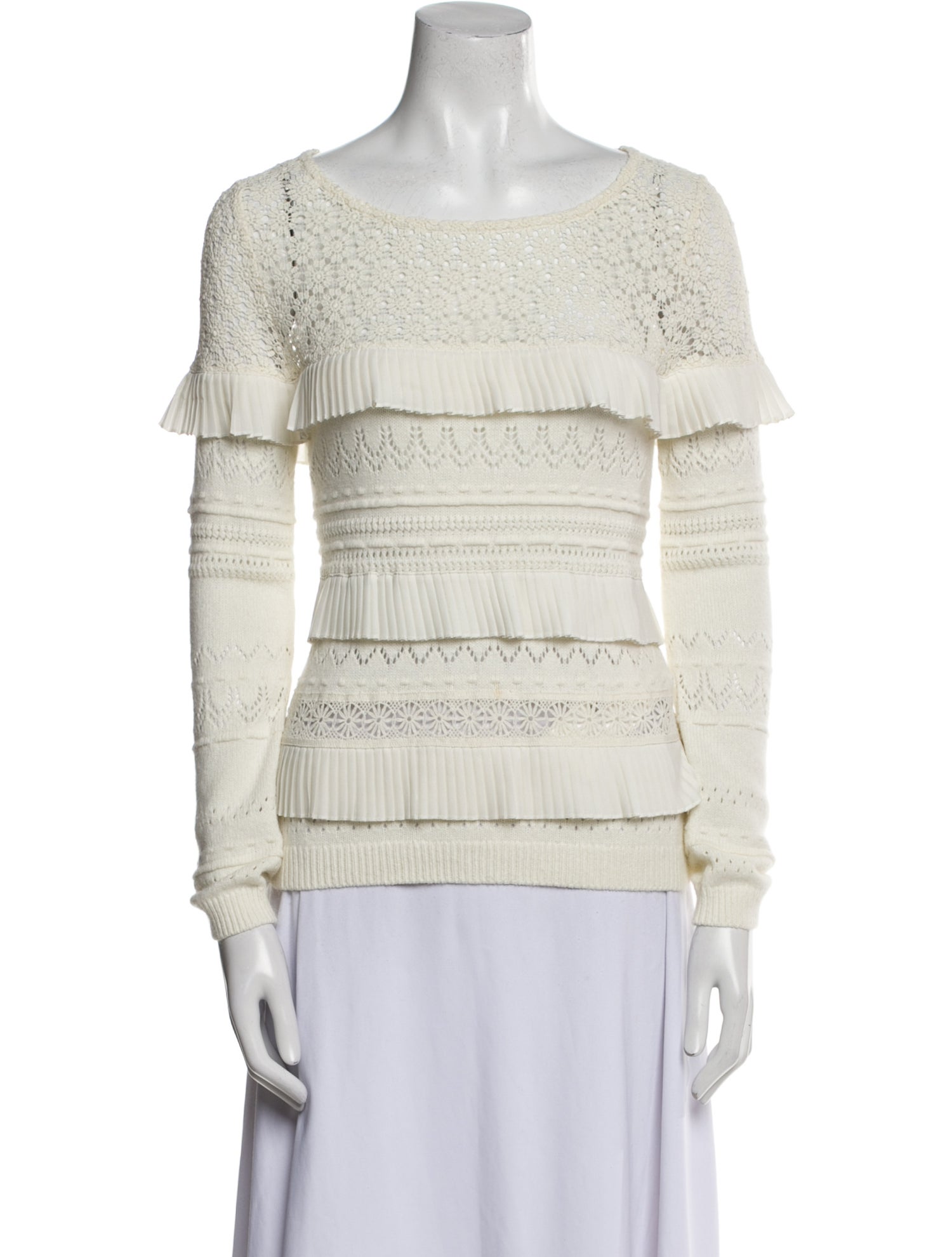 La Maille Sezane Bateau Neckline Short Sleeve Top