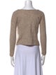 La Maille Sezane Mohair Bateau Neckline Sweater