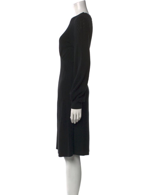 La Maille Sezane Crew Neck Knee-Length Dress