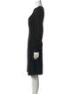 La Maille Sezane Crew Neck Knee-Length Dress