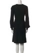 La Maille Sezane Crew Neck Knee-Length Dress