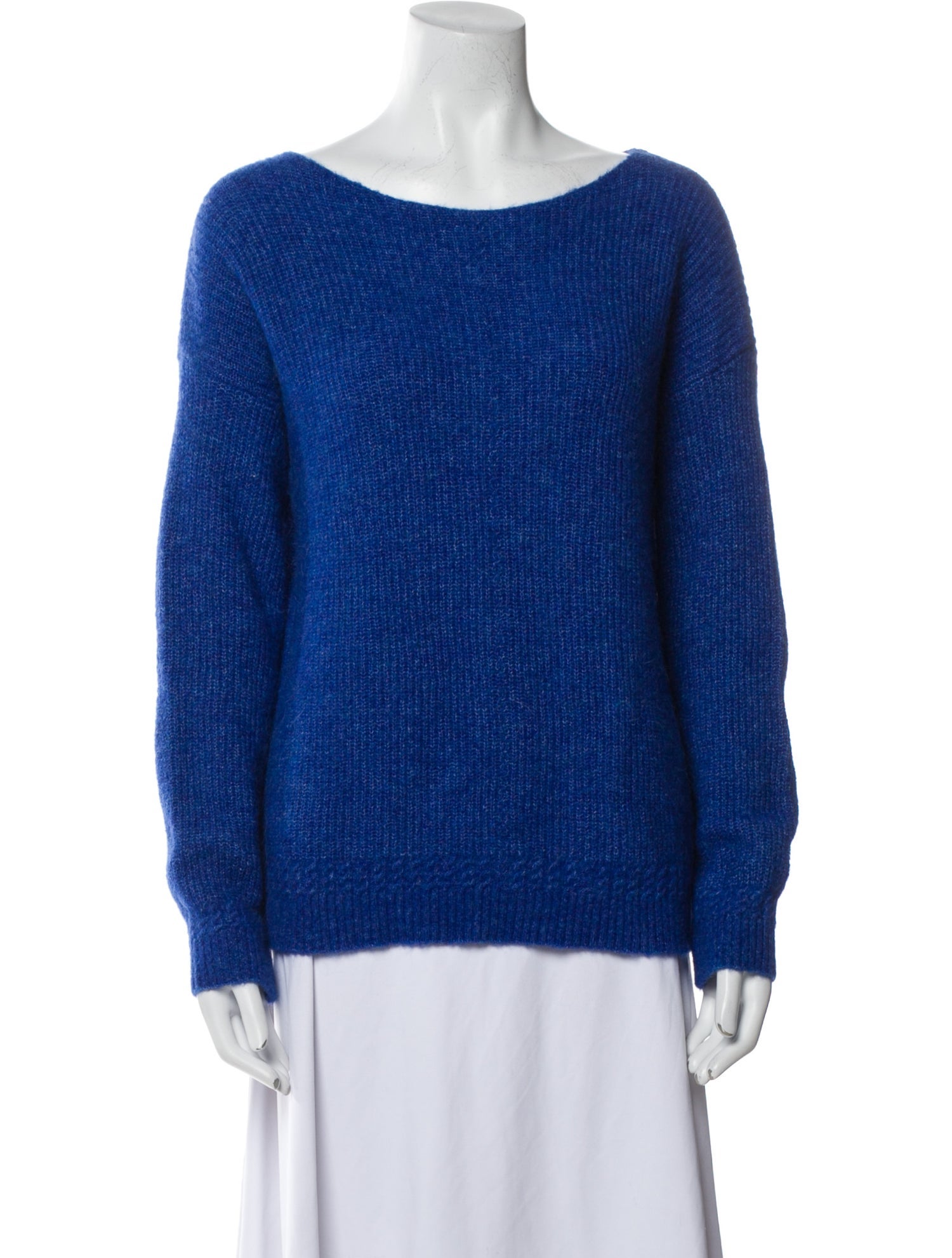 La Maille Sezane Baby Alpaca Bateau Neckline Sweater w/ Tags