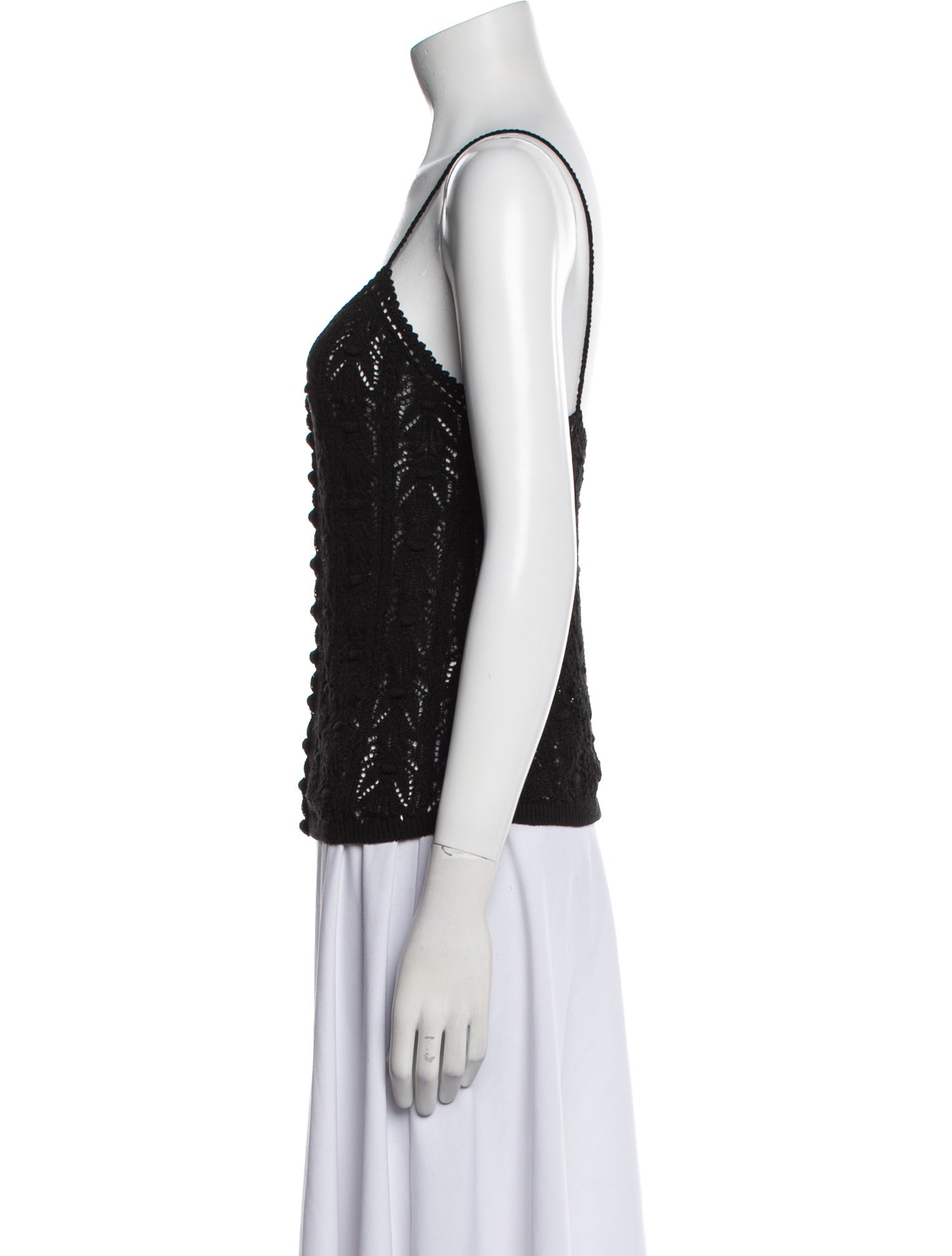 La Maille Sezane V-Neck Sleeveless Top
