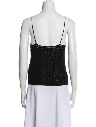 La Maille Sezane V-Neck Sleeveless Top