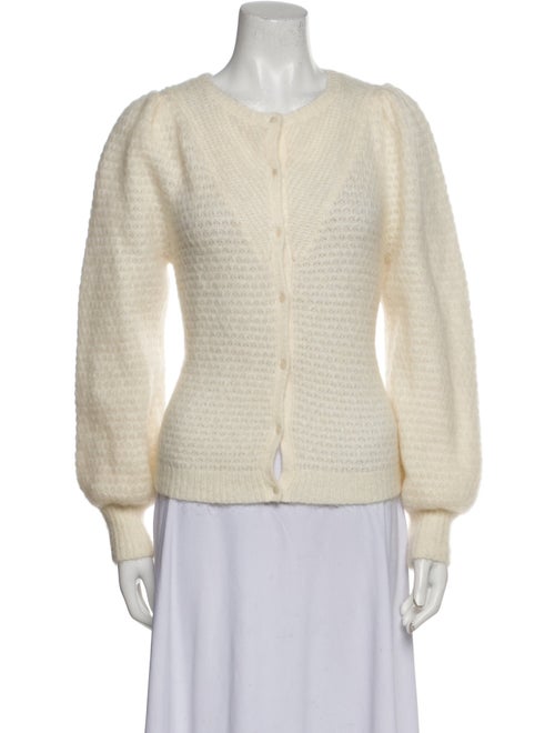 La Maille Sezane Kid Mohair Crew Neck Sweater