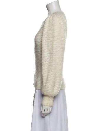 La Maille Sezane Kid Mohair Crew Neck Sweater