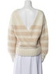 La Maille Sezane Striped Bateau Neckline Sweater