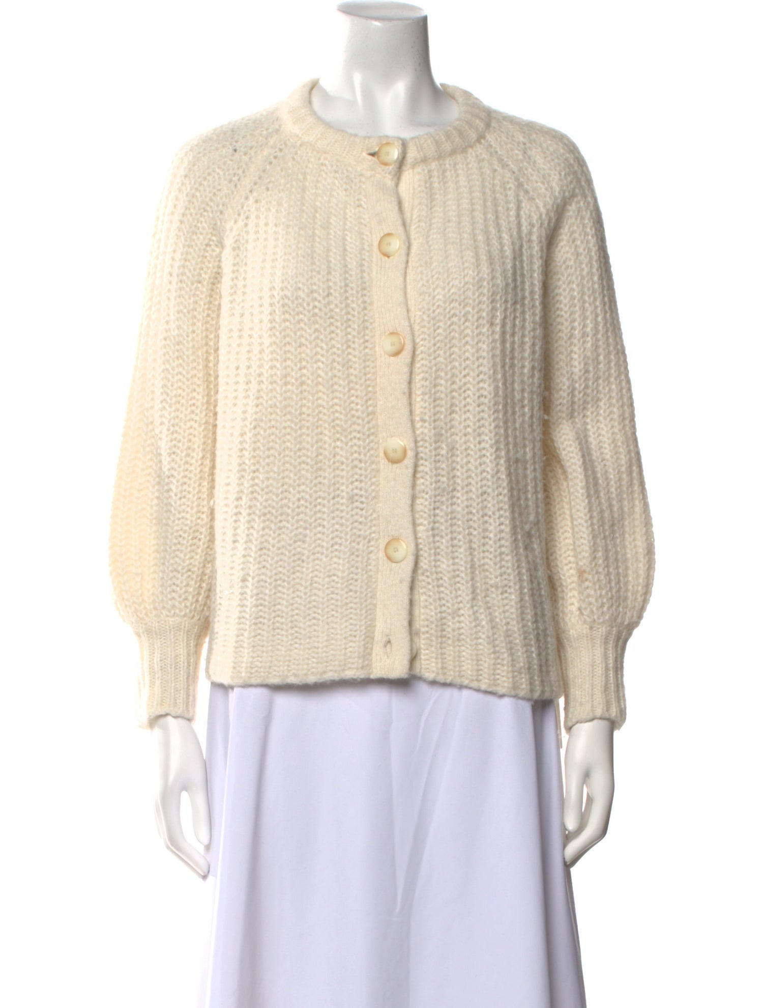 La Maille Sezane Alpaca Crew Neck Sweater