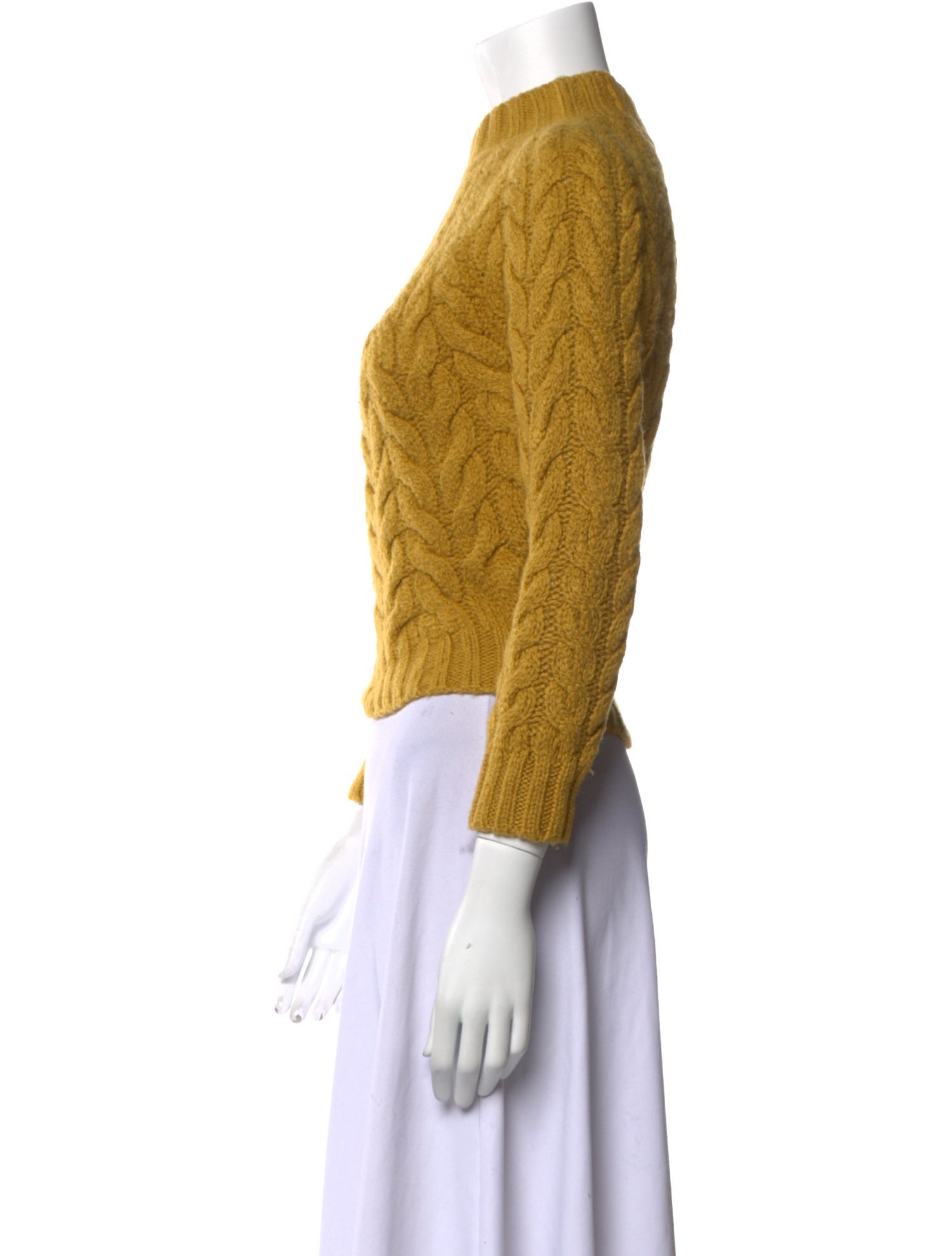 La Maille Sezane Merino Wool Mock Neck Sweater