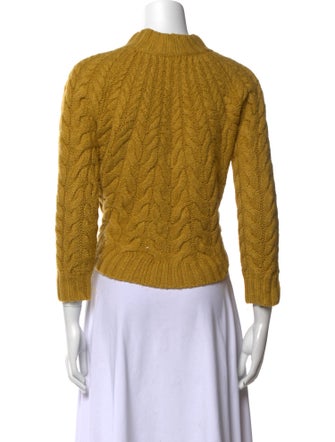 La Maille Sezane Merino Wool Mock Neck Sweater