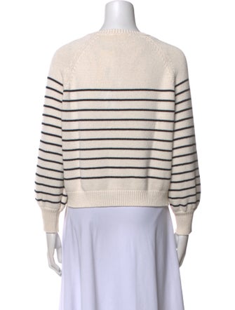 La Maille Sezane Striped Scoop Neck Sweater