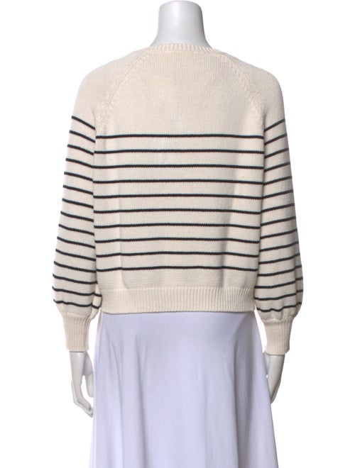La Maille Sezane Striped Scoop Neck Sweater