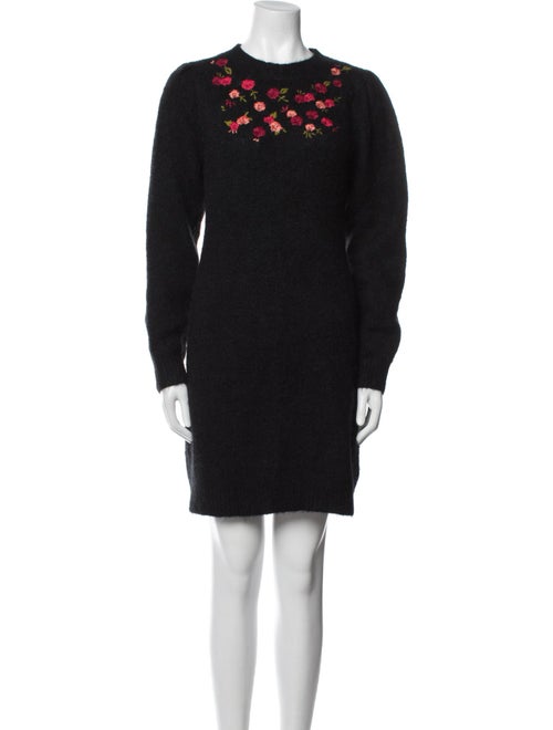 La Maille Sezane Crew Neck Mini Dress