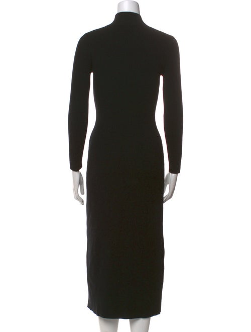 La Maille Sezane Mock Neck Midi Length Dress