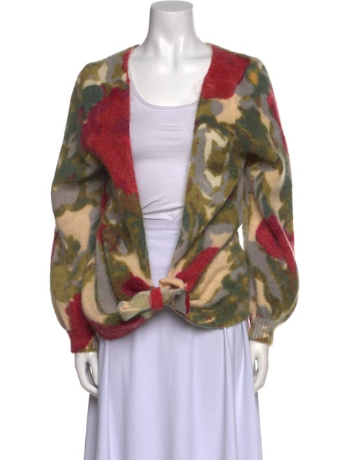 La Maille Sezane Printed Scoop Neck Sweater