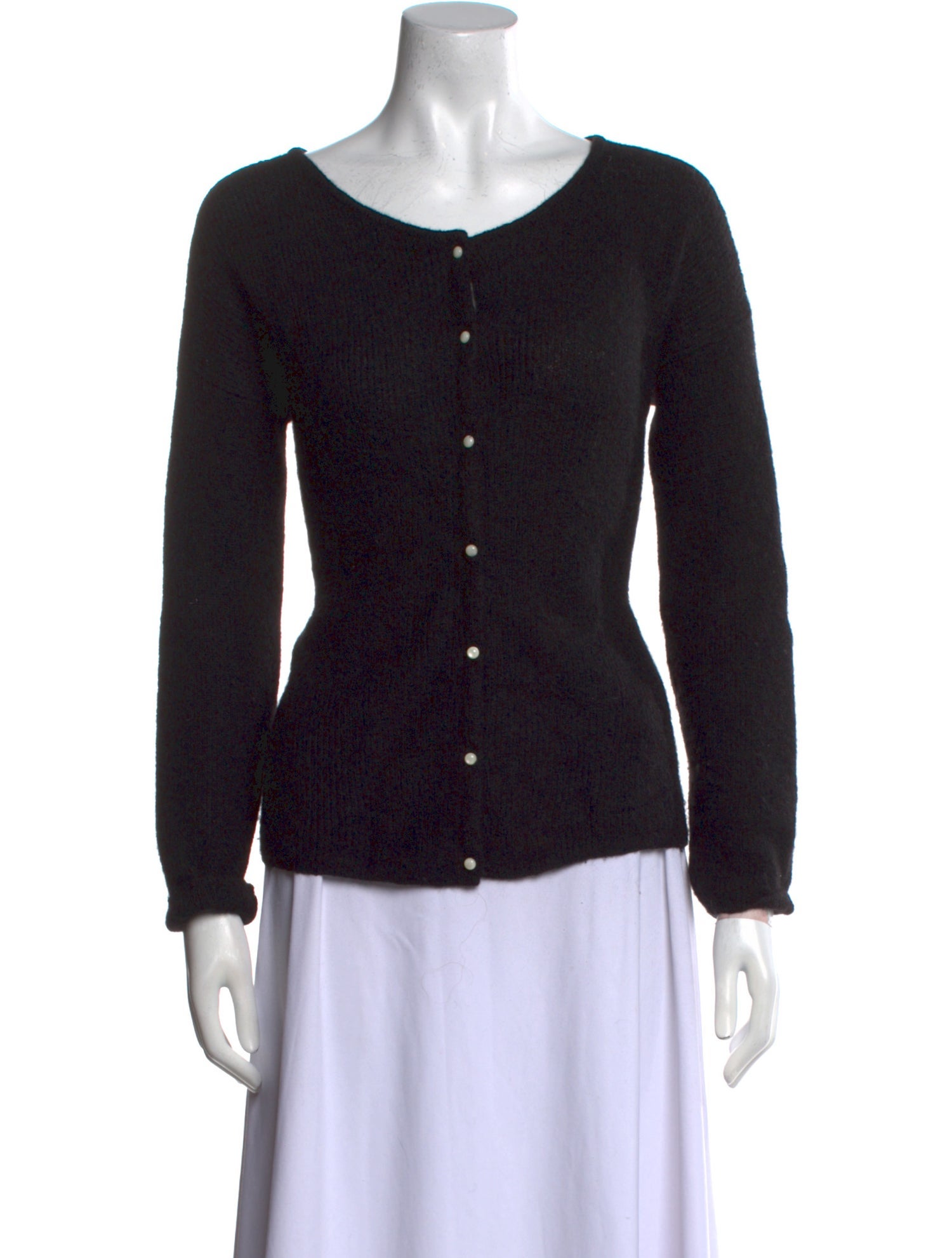 La Maille Sezane Mohair Scoop Neck Sweater