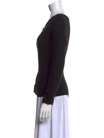 La Maille Sezane Mohair Scoop Neck Sweater