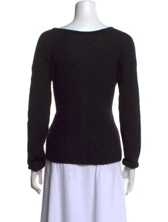 La Maille Sezane Mohair Scoop Neck Sweater