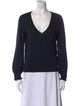 La Maille Sezane Merino Wool V-Neck Sweater