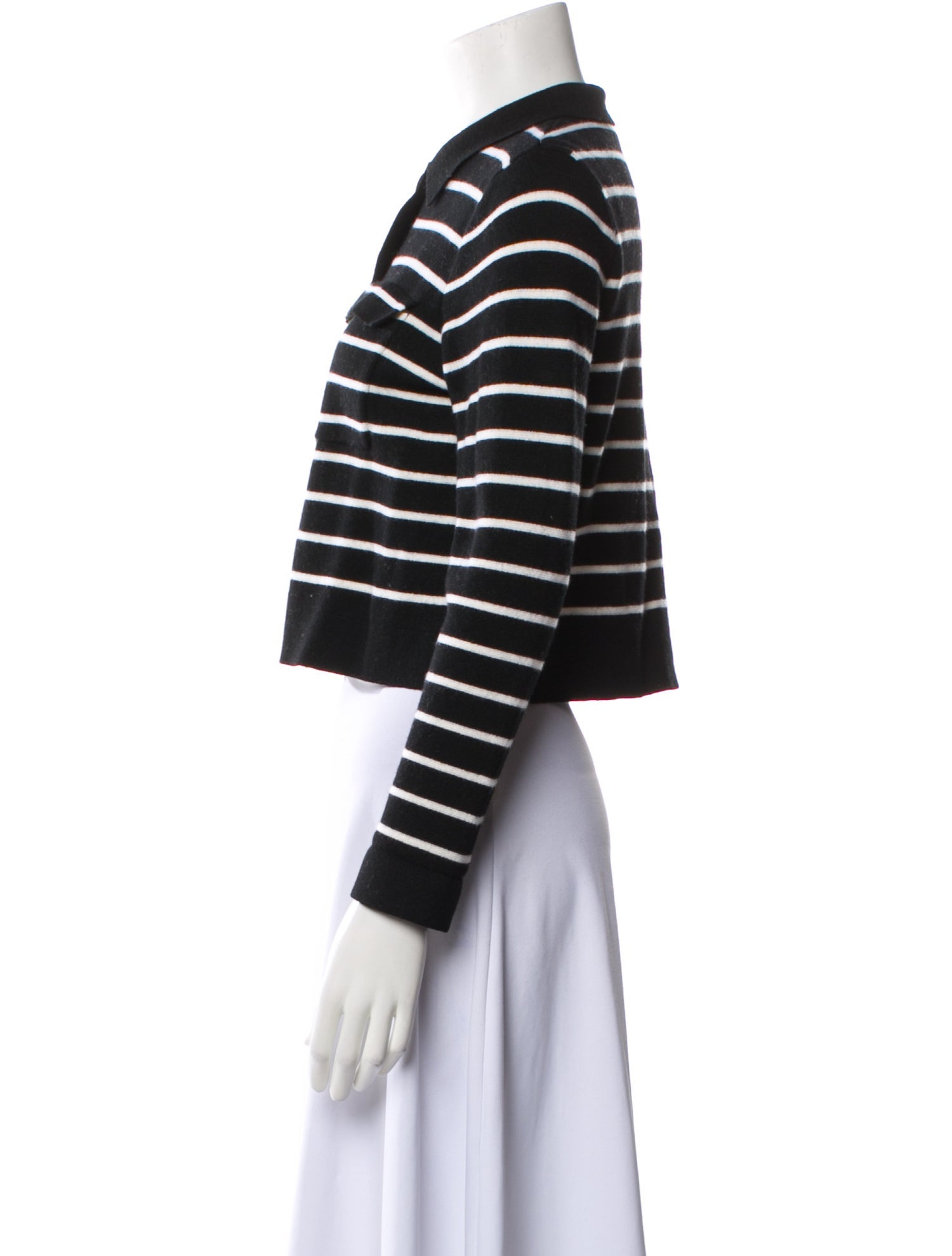 La Maille Sezane Merino Wool Striped Sweater