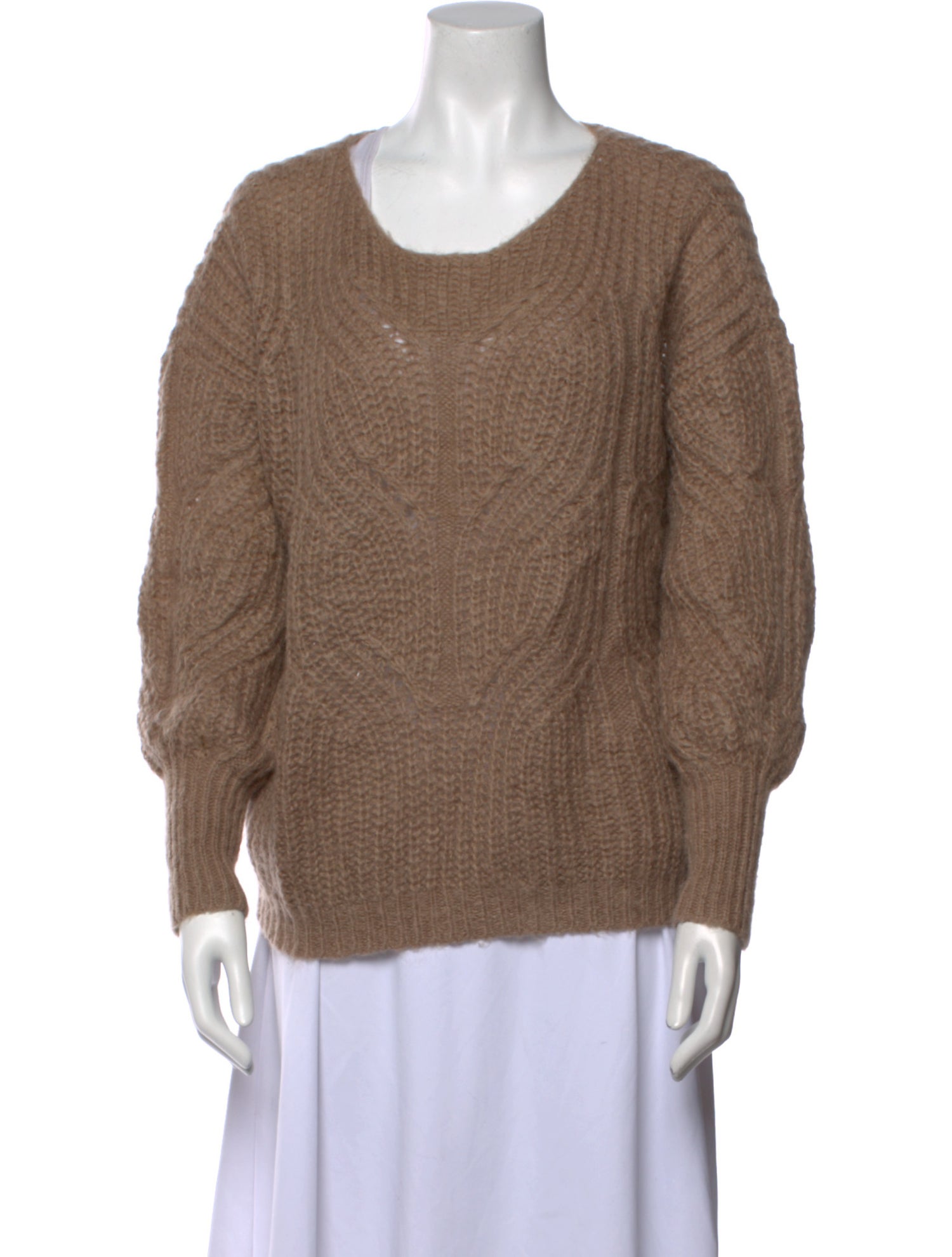 La Maille Sezane Scoop Neck Sweater