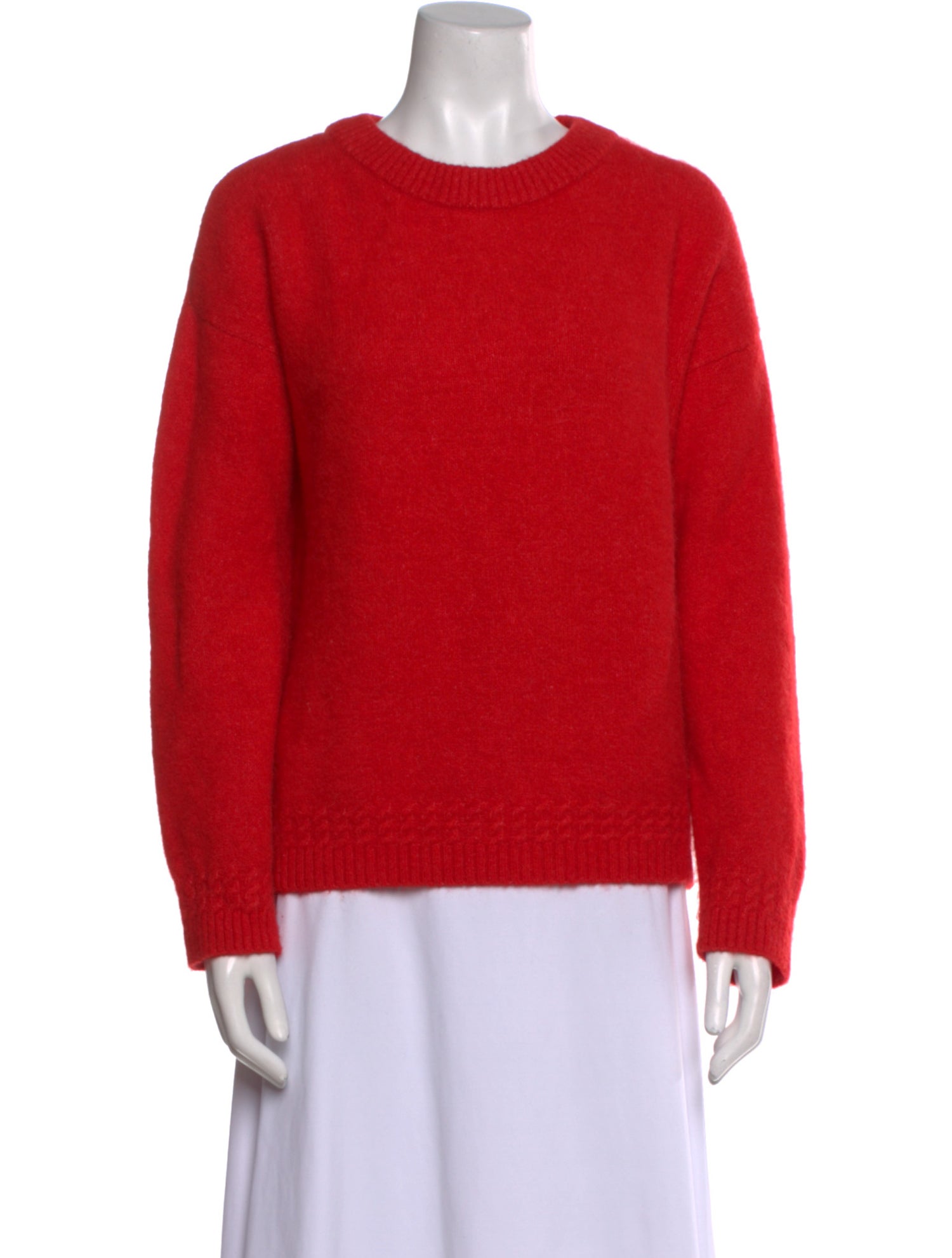 La Maille Sezane Baby Alpaca Crew Neck Sweater