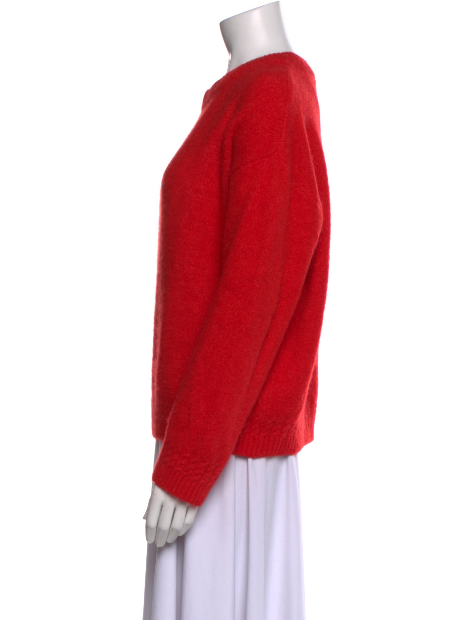 La Maille Sezane Baby Alpaca Crew Neck Sweater