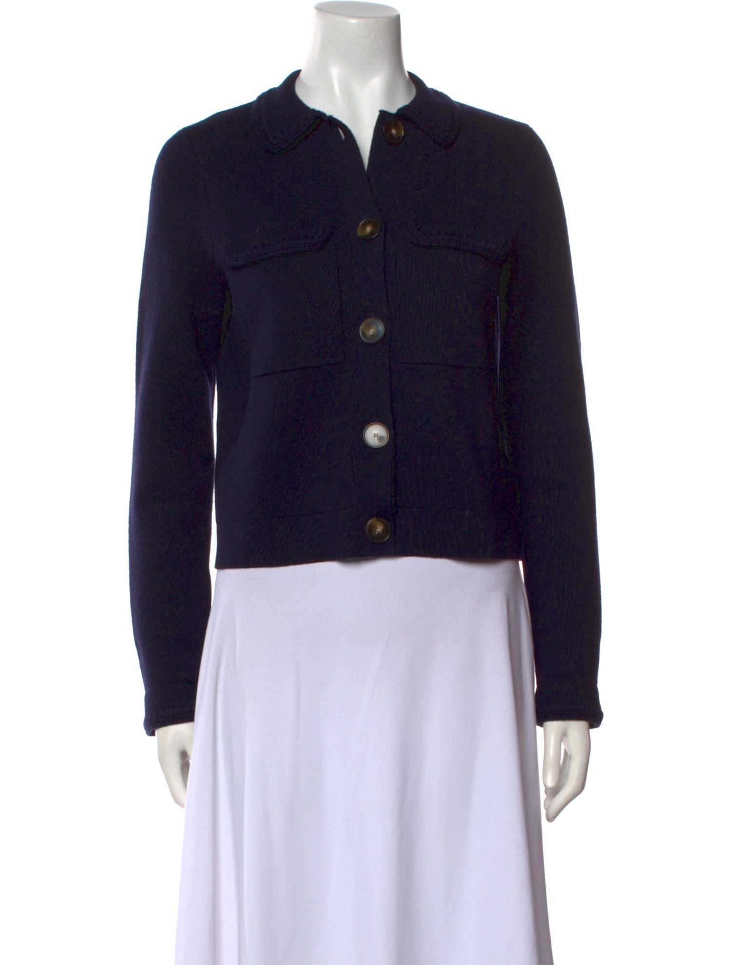 La Maille Sezane Merino Wool Crew Neck Sweater