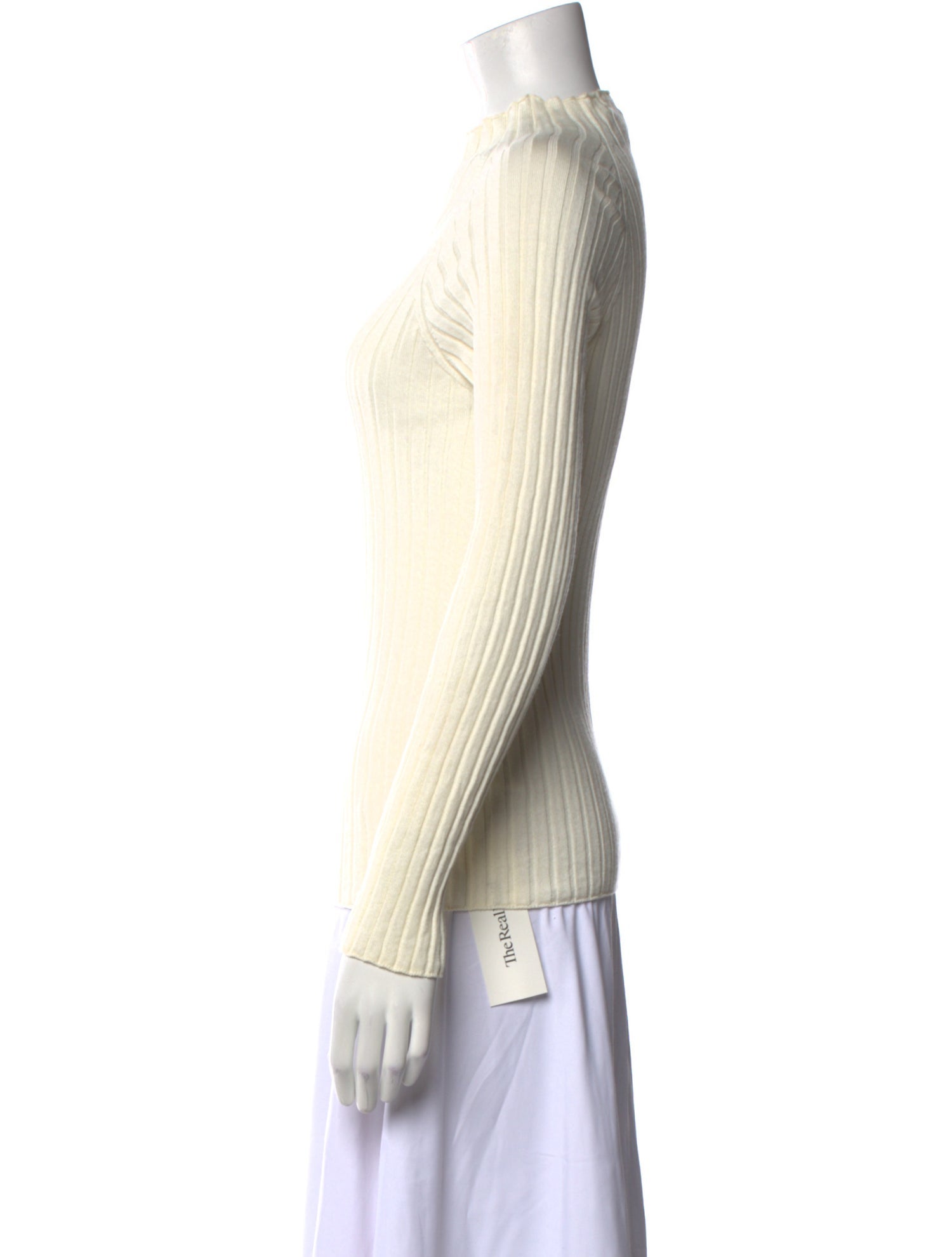 La Maille Sezane Mock Neck Sweater