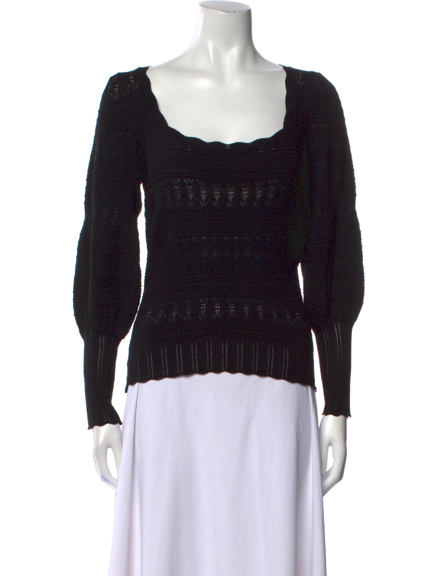 La Maille Sezane Scoop Neck Sweater