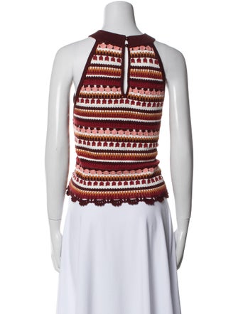 La Maille Sezane Striped Crew Neck Sweater