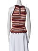 La Maille Sezane Striped Crew Neck Sweater