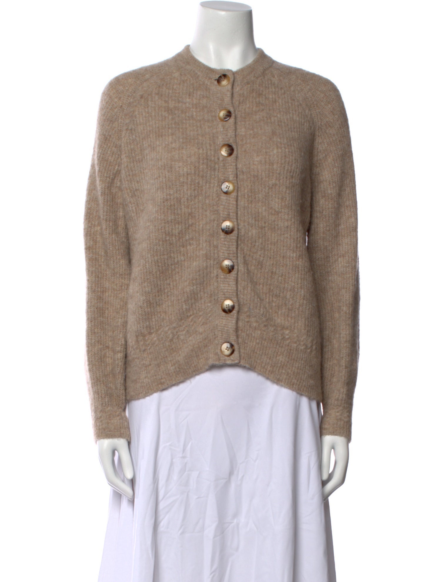 La Maille Sezane Baby Alpaca Crew Neck Sweater
