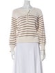 La Maille Sezane Striped Scoop Neck Sweater