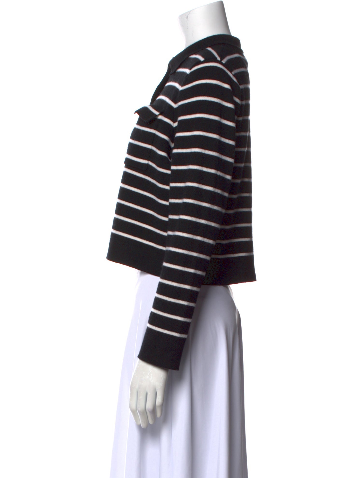 La Maille Sezane Merino Wool Striped Sweater