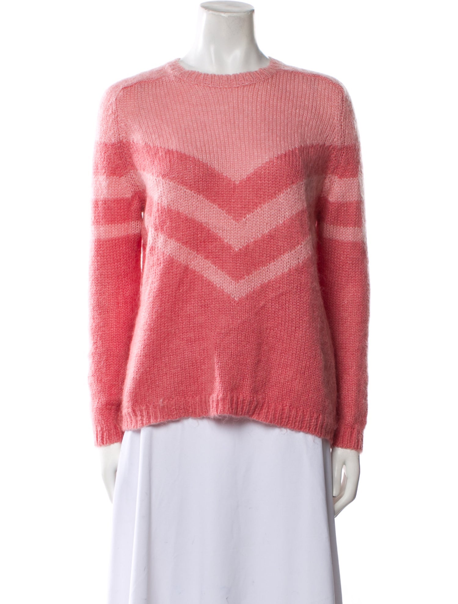 La Maille Sezane Colorblock Pattern Bateau Neckline Sweater