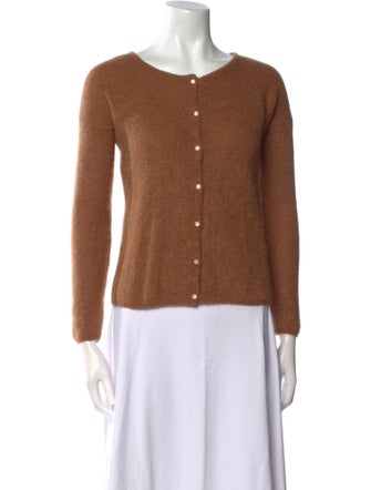 La Maille Sezane Kid Mohair Crew Neck Sweater
