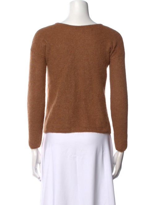 La Maille Sezane Kid Mohair Crew Neck Sweater