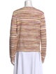 La Maille Sezane Striped Crew Neck Sweatshirt