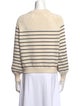 La Maille Sezane Striped Crew Neck Sweater