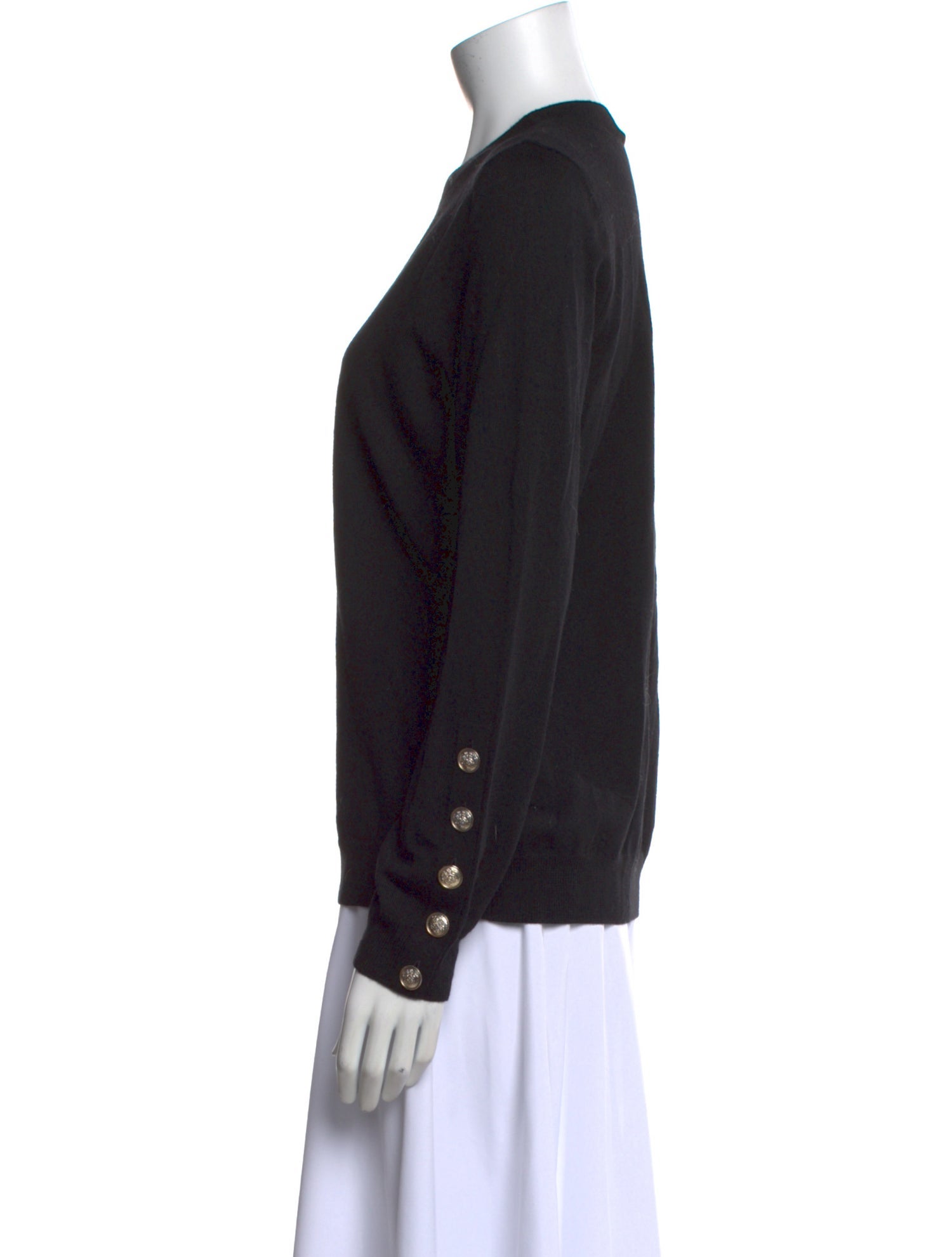 La Maille Sezane Merino Wool Crew Neck Sweater