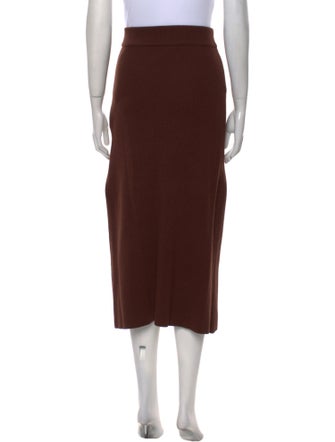 La Maille Sezane Midi Length Skirt