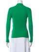 La Maille Sezane Mock Neck Long Sleeve Top