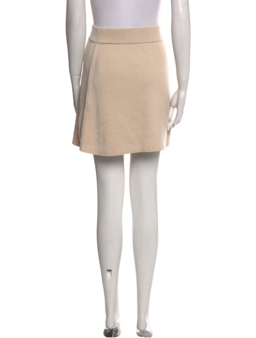 La Maille Sezane Merino Wool Mini Skirt