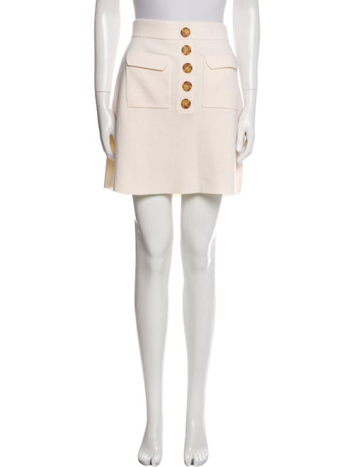 La Maille Sezane Merino Wool Mini Skirt