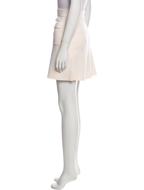 La Maille Sezane Merino Wool Mini Skirt