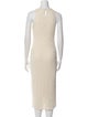 La Maille Sezane Crew Neck Midi Length Dress
