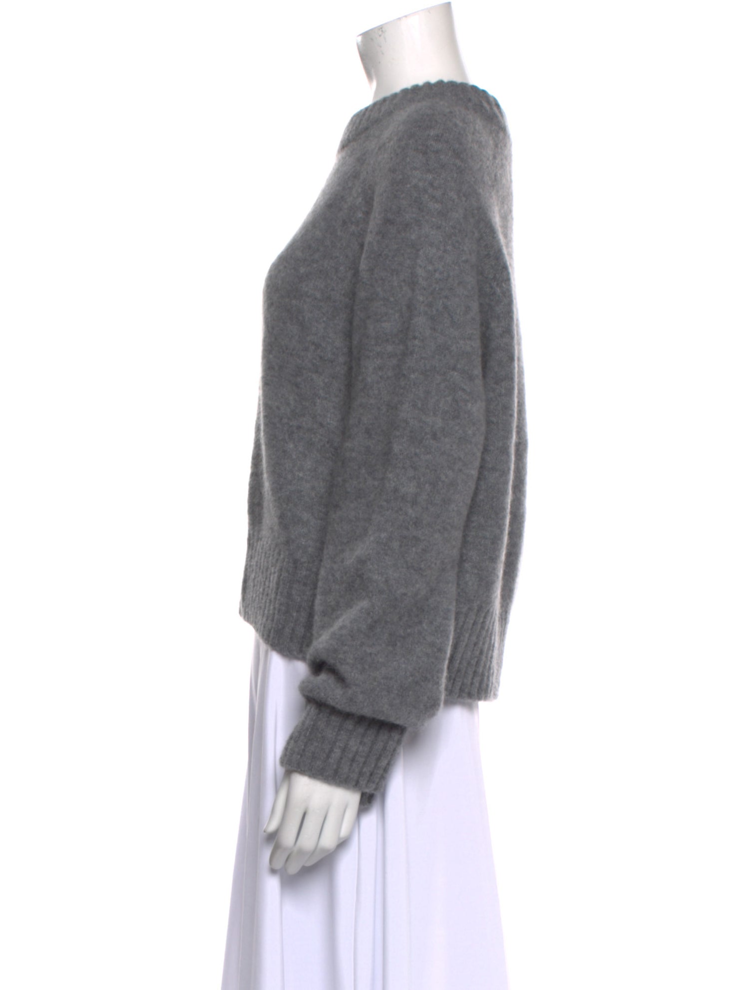 La Maille Sezane Baby Alpaca Bateau Neckline Sweater w/ Tags